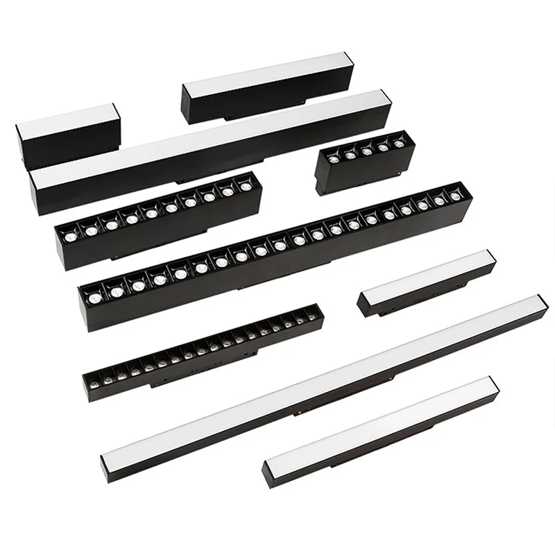 New Trend Modern Surface Mounted 48v Low Voltage Track System Magnet Light Led Magnetic Track Light For Home Office