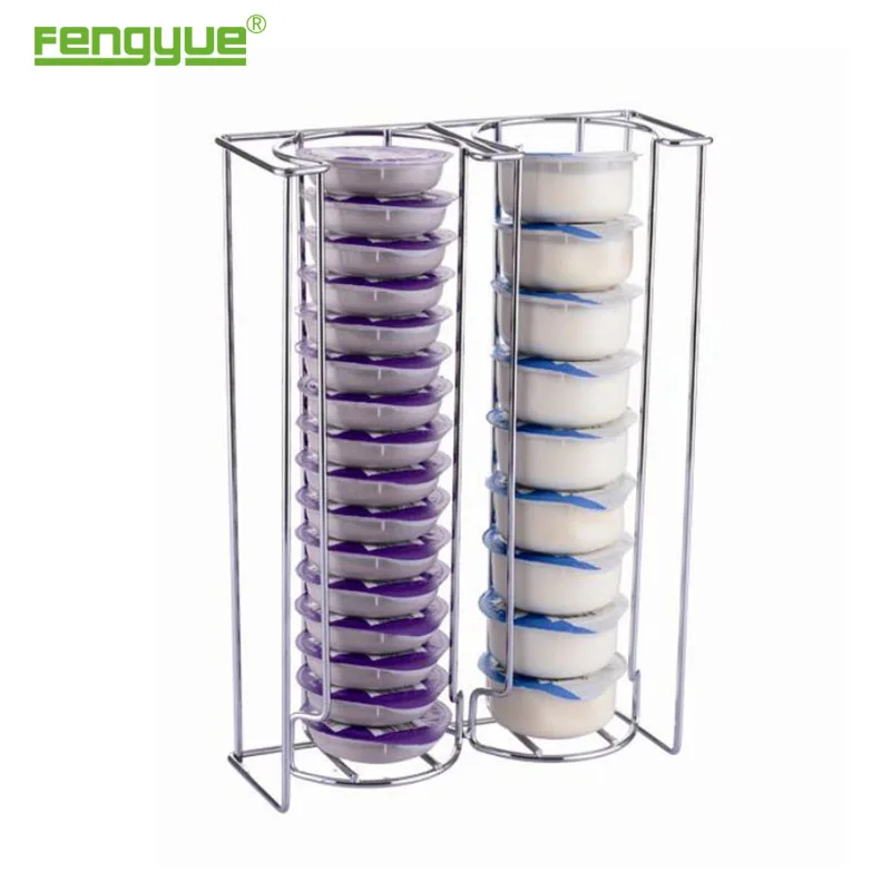 Вращающийся держатель для кофейных капсул Tassimo из нержавеющей стали