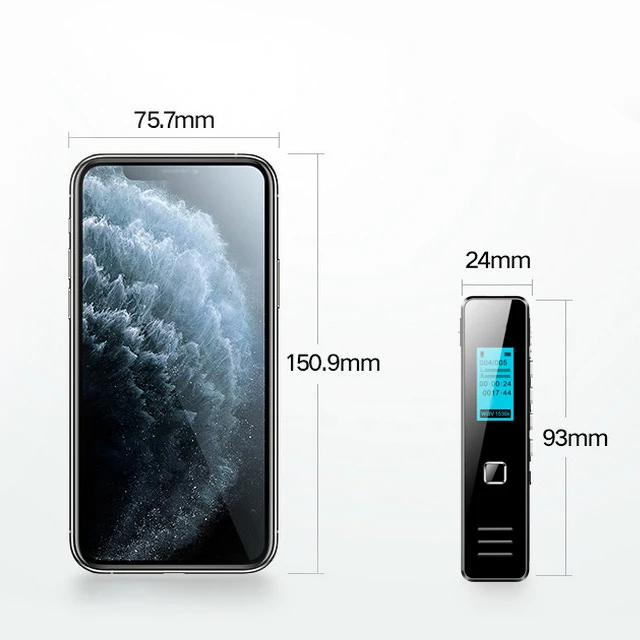 LCD WAV MP3 Player Lectures Meeting Mini Portable Recording Dictaphone Device Digital Voice Recorder Professional Audio Recorder