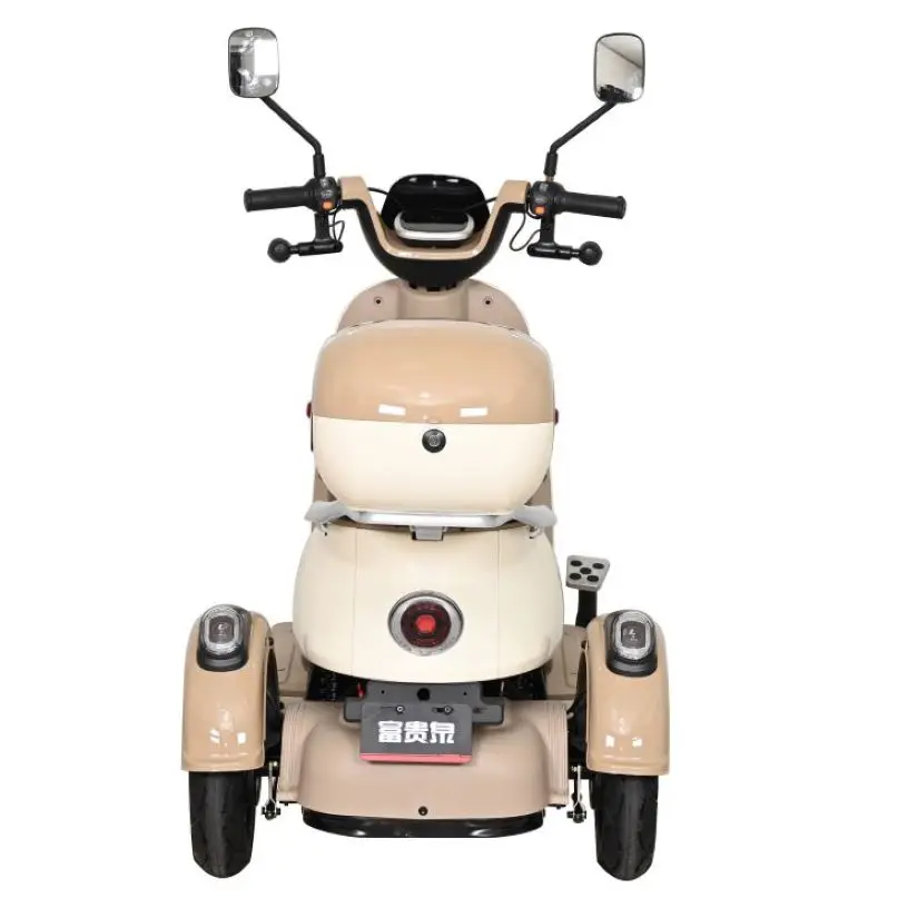 Small City Passenger E-scooter New Style Leisure Tricycle Family with Baby Seat Tricycle Good Quality Electric Tricycle