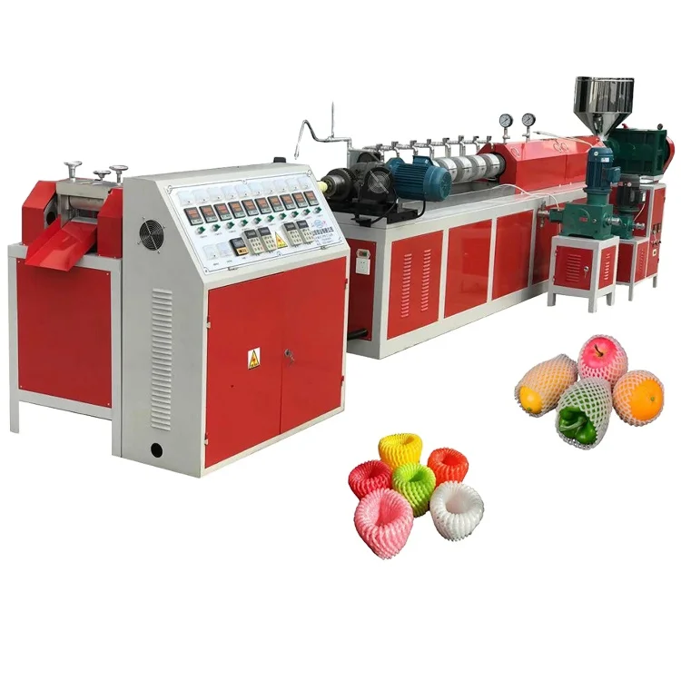 Fully automatic epe foam fruit vegetable net machine fruit protection bag mango net making machine