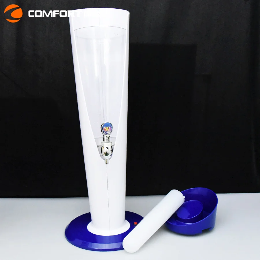 Classical design 3L draft beer tower with Luminous ice tube /beer dispenser draft drink juice beverge beer tool tower dispenser