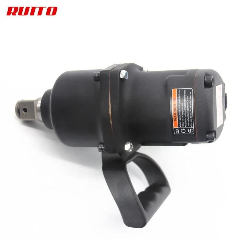Heavy Duty Impact Wrench 1600Ft-lb 1 Inch Pneumatic Tool Twin Hammer Air For Vehicle Repair Truck And