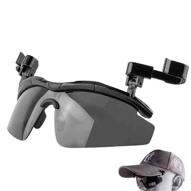 Cap clip sunglasses UV400 protection polarized sunglasses hat clip on sunglasses