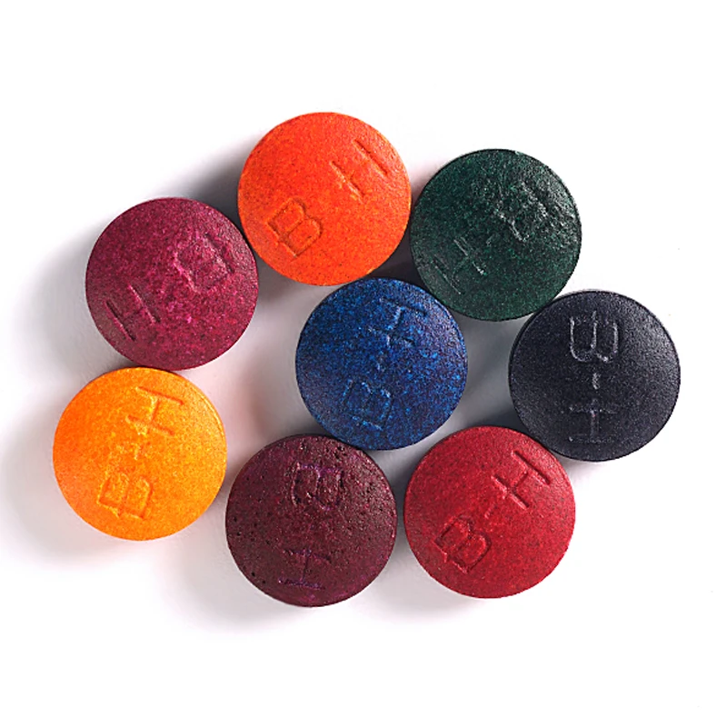 Factory Wholesale Food Grade Easter Egg Dye Dry Tablet Pigment for DIY Egg Colorful Tablets Edible Colorant Effervescent Tablet