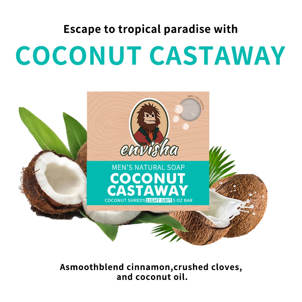 Natural Long Lasting Fragrance Moisturizing Shea Butter Handmade Body Bar Soap For Men Face Hand Body Wash