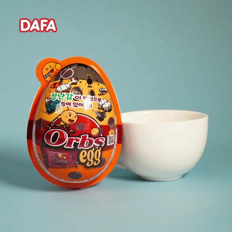 New Snack Confectionary Candy Toys Orbs Egg for Supermarket Selling Jelly Bean