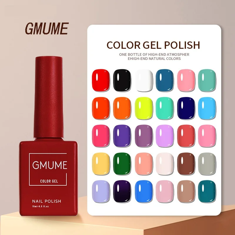 Wholesale Direct Sales from Manufacturer 15ml Nail Polish Glue in Popular New Color Bottle UV Gel 120 Colors Set for Nail Salons