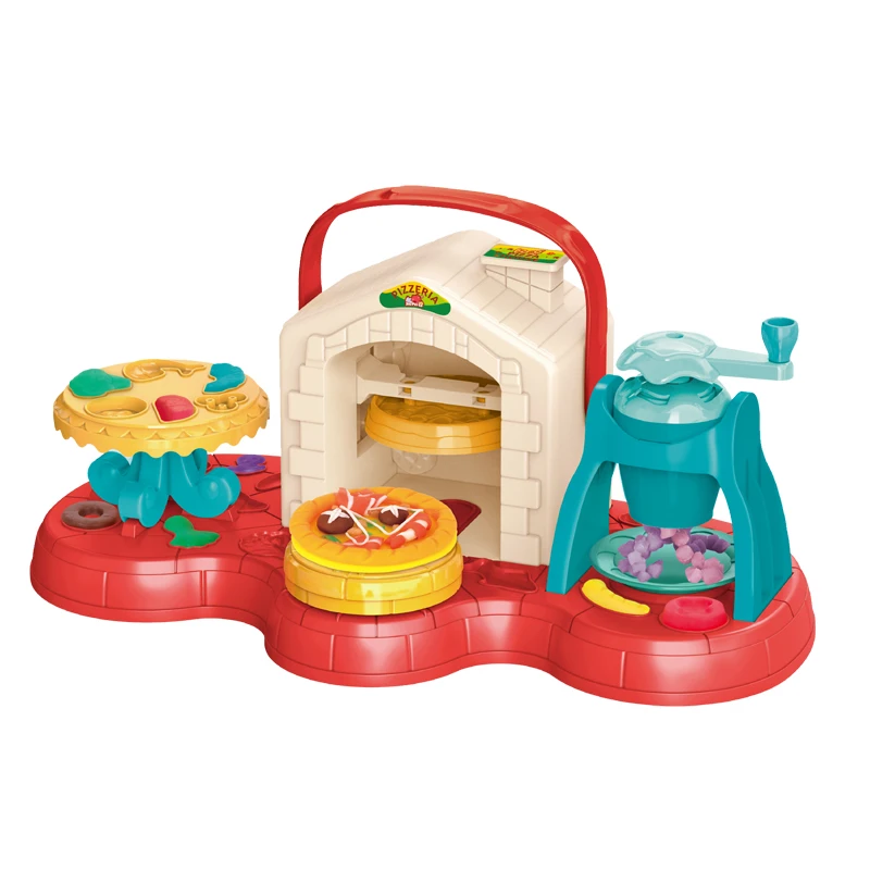 Игрушки ручной работы из войлока нетоксичное тесто для пиццы экологически чистые сенсорные наборы детей с машинными инструментами