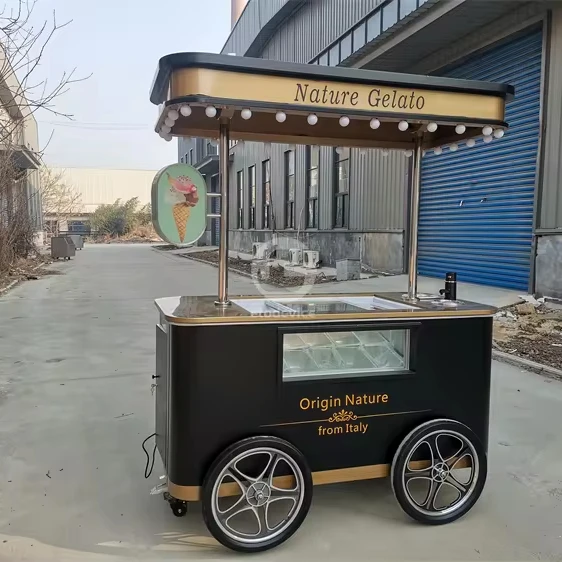 Mobile Ice Cream Cart Street Sale Cart Customize Ice Cream Cart