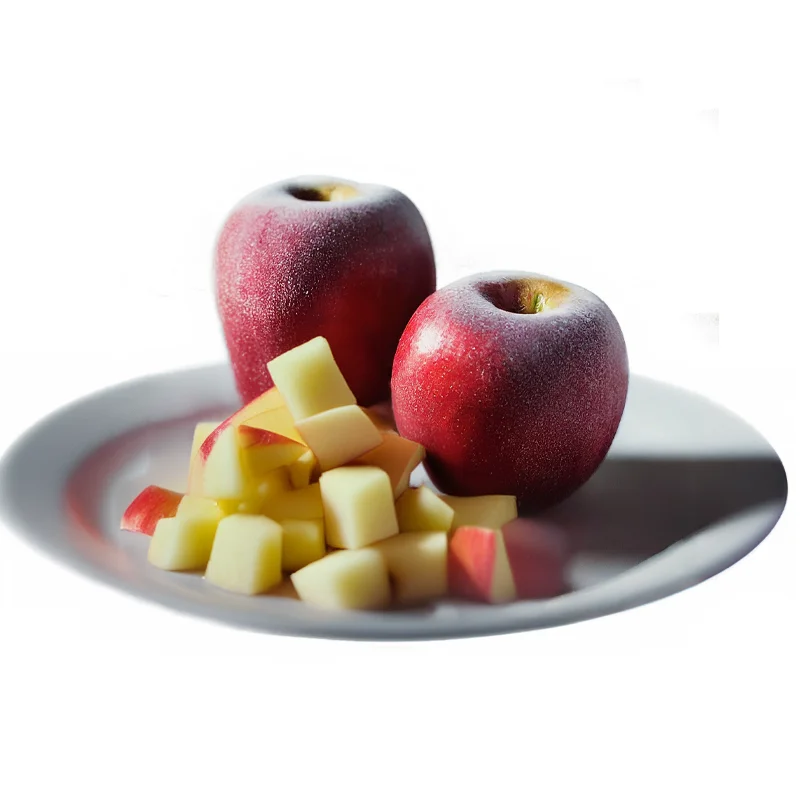 Premium IQF Diced Apples - Freshly Chopped, Organic & Crunchy, Perfect for Baking, Snacking, and Salads