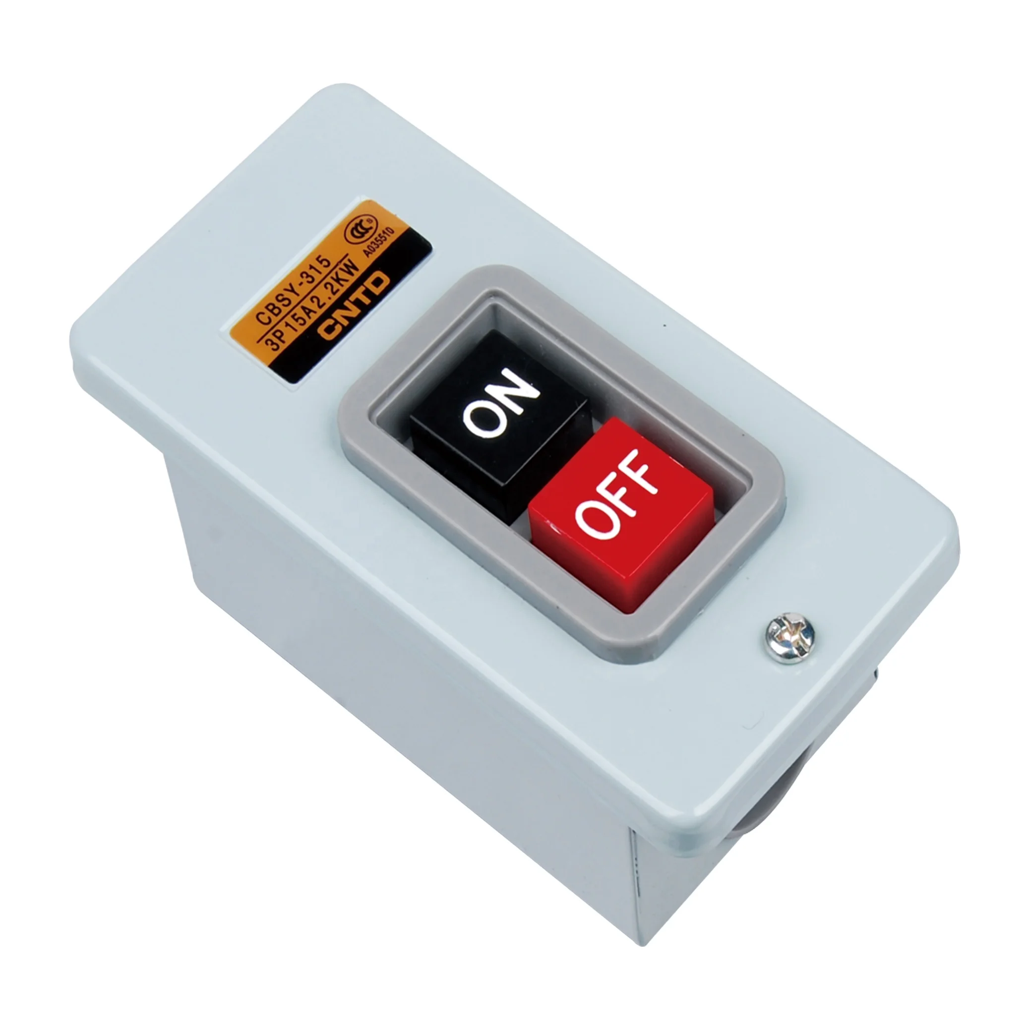 CNTD Iron Shell Flush Mounting Power Pushbutton Switch CBSY-315 30A 2.2KW 1000000 times
