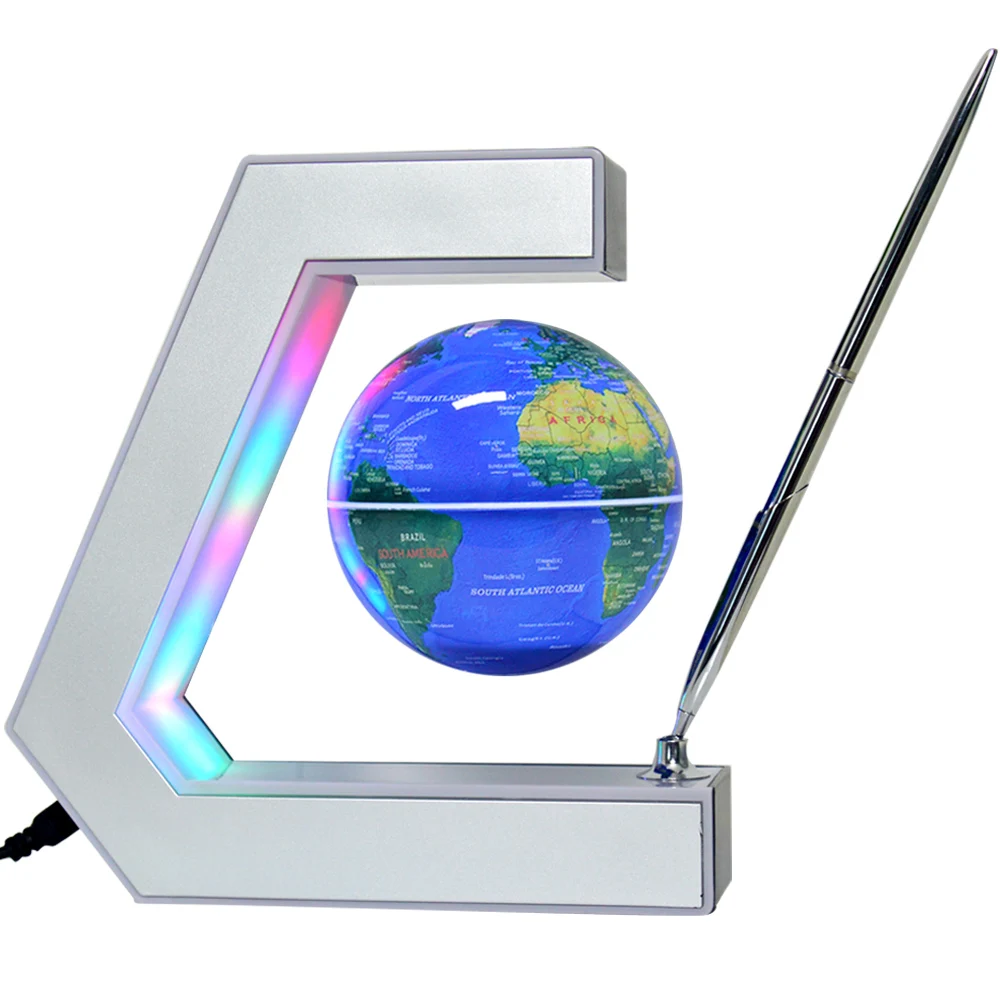 New Low Price Levitation with Light with Pen Display Floating Globe World Map Commercial Display