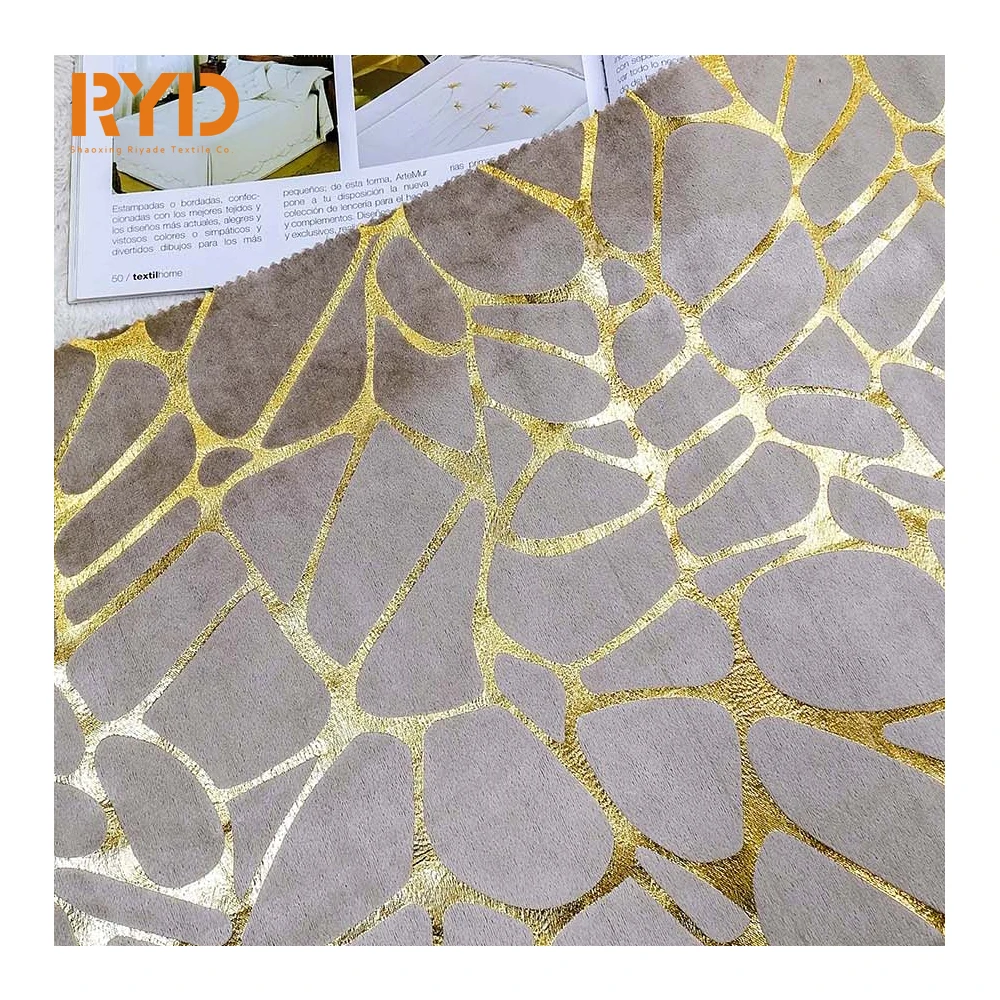 Holland Velvet 2022 New Foil Polyester Knitting for Furniture and Upholstery Sofa Fabric