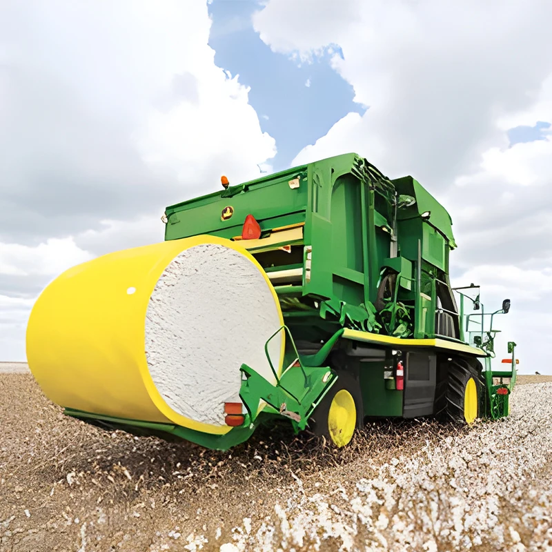 Best Seller Bale Wrap Film For Cotton Picker Super Toughness Cotton Wrap Film For Cotton Harvest