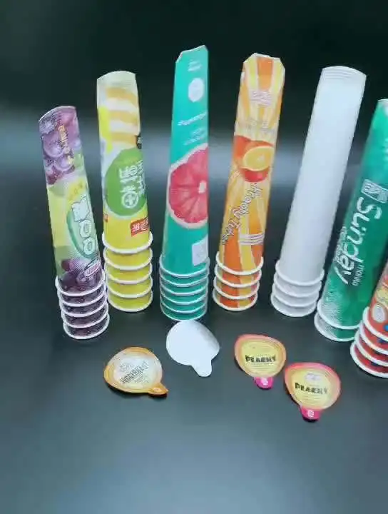 Calippo Tubes Eco Custom Design Ice Cream Packaging Containers Suppliers Wholesale Ice Cream Paper Cone Squeeze Cup Pipe Wrapper