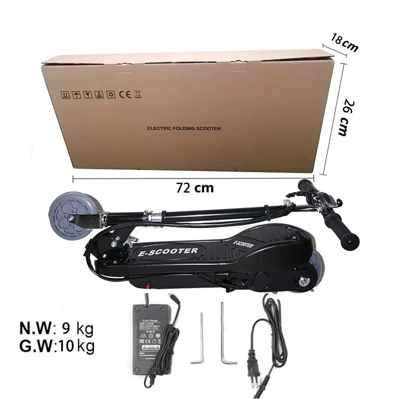 2024 New Cheap foldable  kids electric scooters Electric Motorcycle With pedals Disc Brake Electric scooter scoteradult for Sale