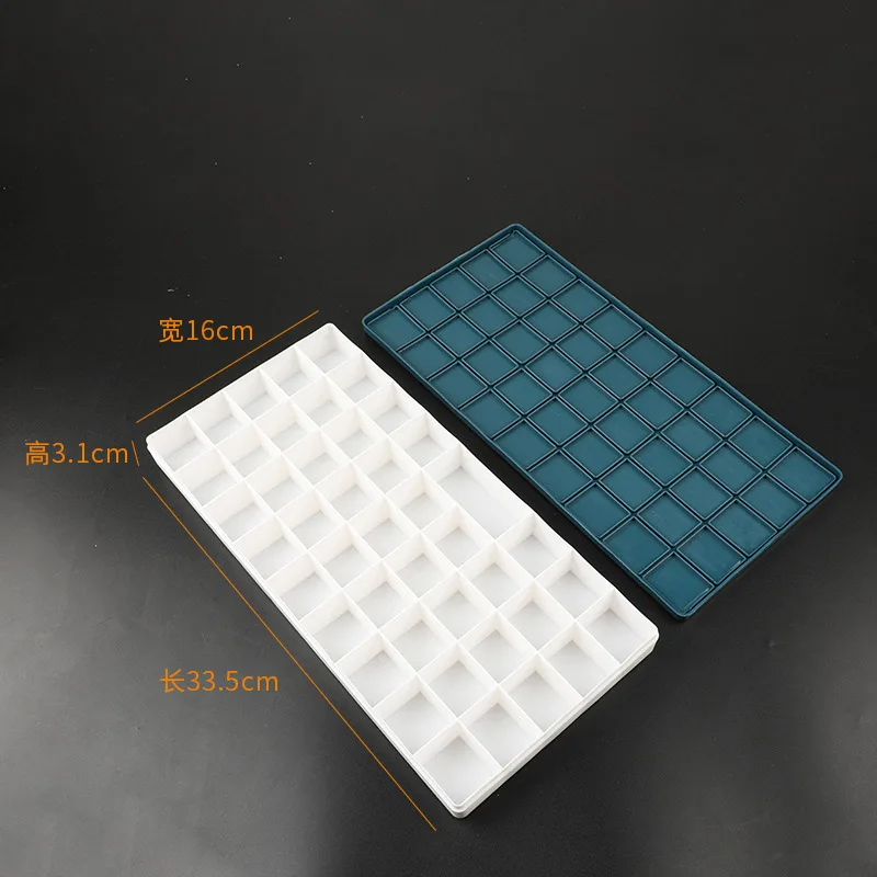 Hot selling square plastic painting palette with lid