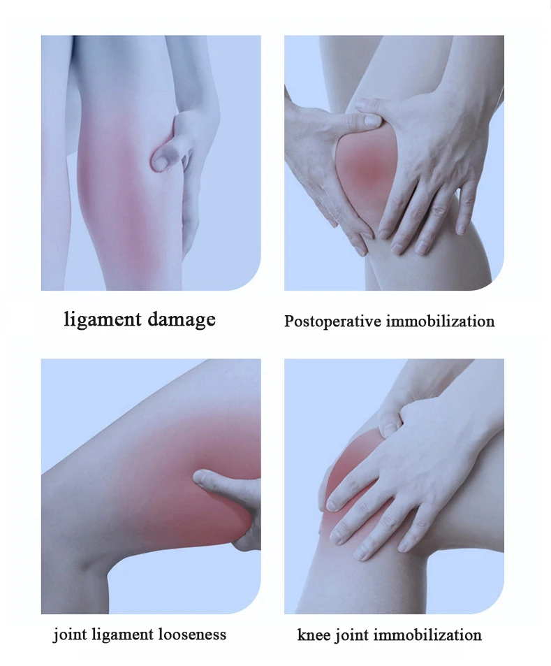 Knee Immobilizer Hinged Knee Ankle Foot Orthosis Support Lower Limbs Brace Knee Joint Fracture Leg Bracket