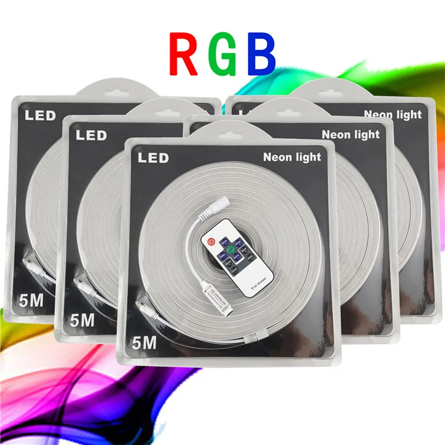 direct selling 12v led light Rgbic neon flex flexible neon tube for room decor