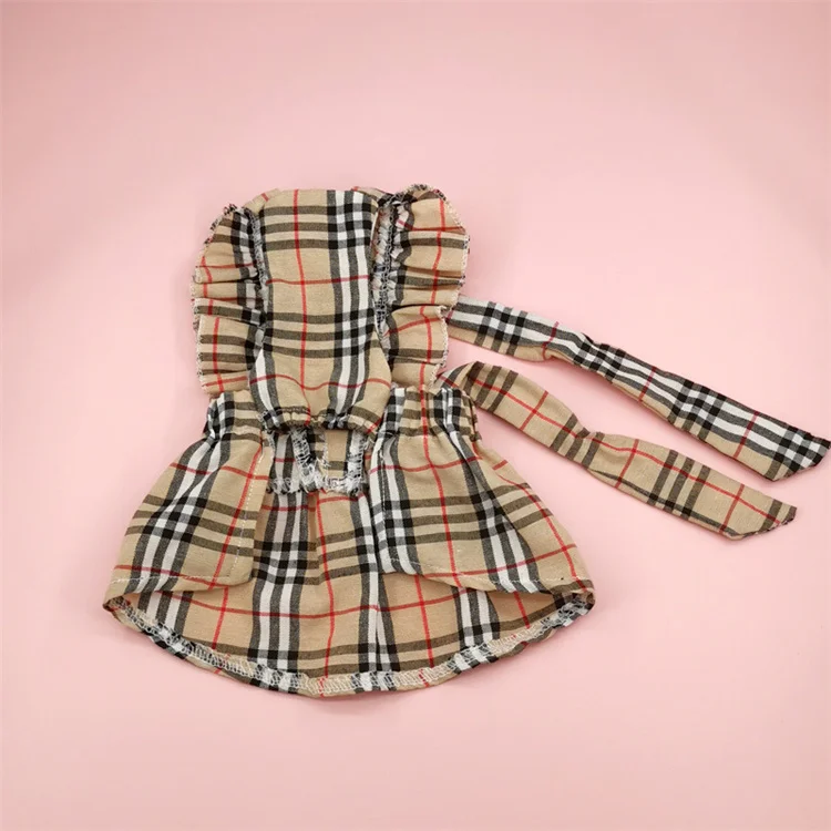 Cheap china wholesale clothing pet JK plaid Princess skirt dropshipping dog clothes