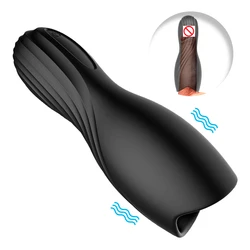 The big mouth vibrates in multiple frequencies masturbation cup adult sex toy for man