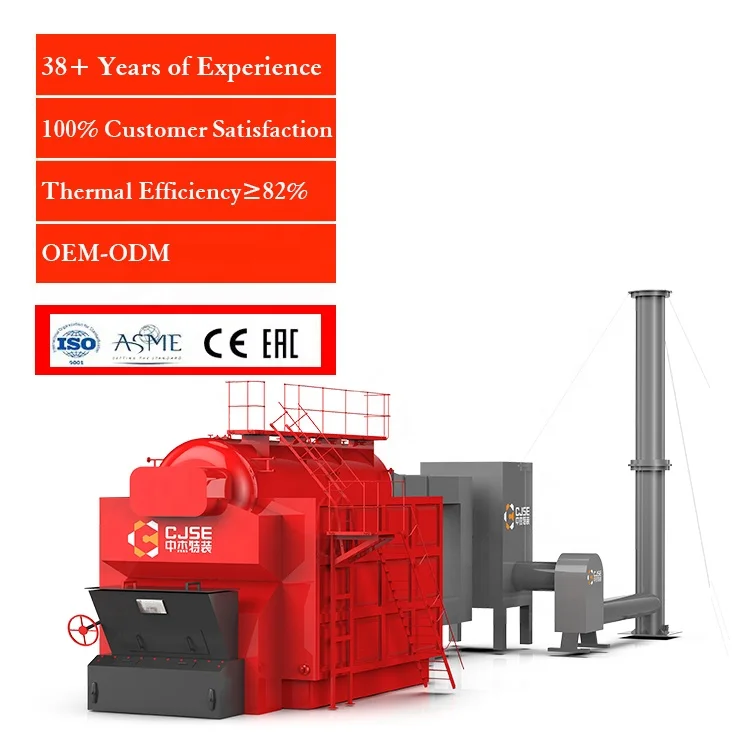 Best -selling Wood coal steam boiler dzl long using life biomass firewood fired 1ton solid fuel boiler