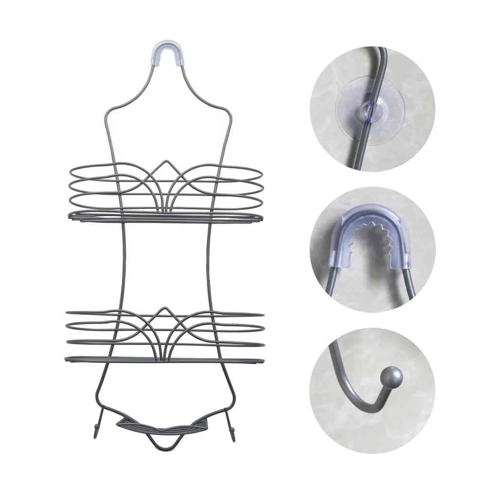 Metal Storage Shelf Rack for Bathroom Windshield Storage Basket Rack Bathroom Sets