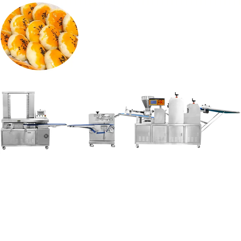 PAPA Automatic Stuffed Bread Production Line / Automatic Flaky Pastry Shortbread making machine
