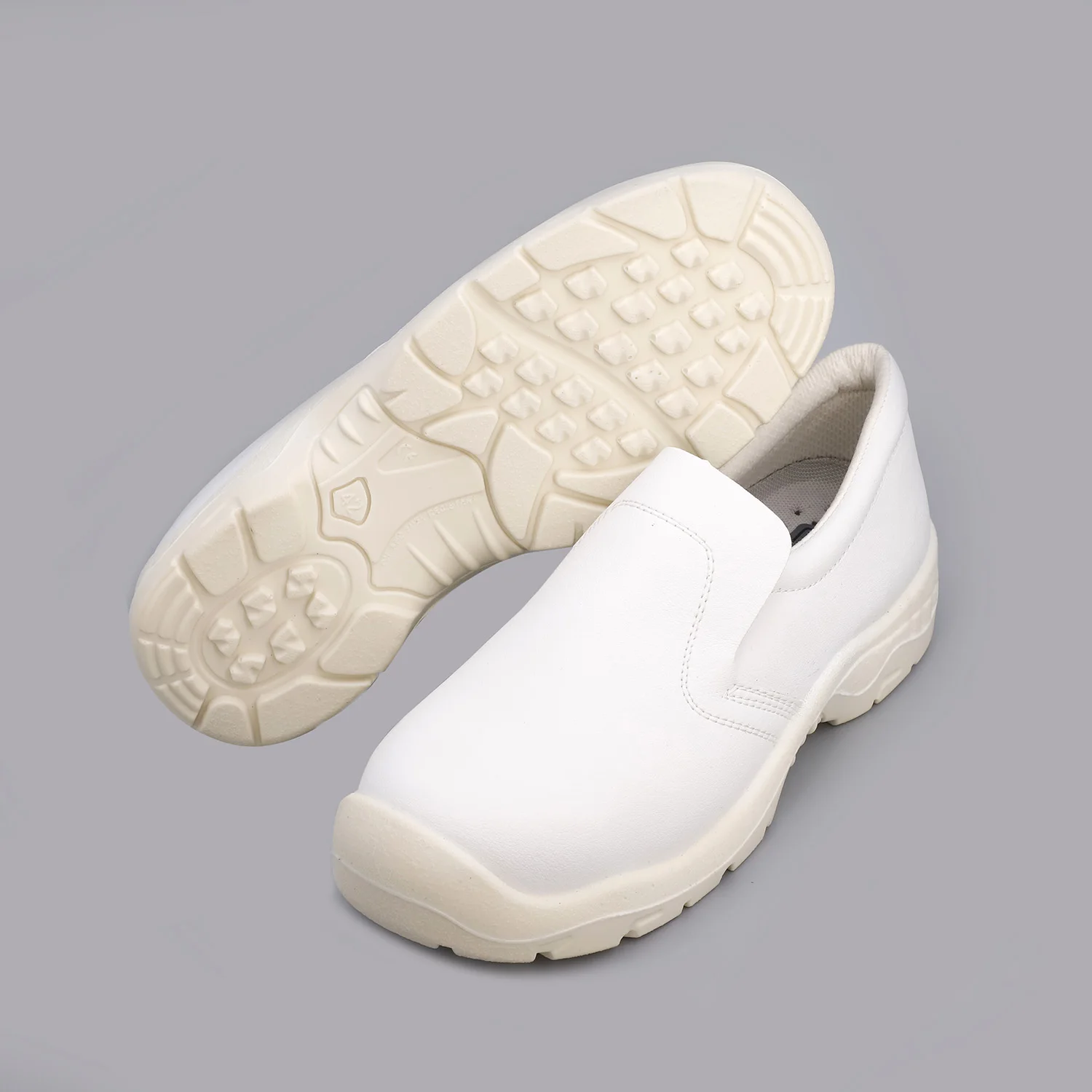 White Anti-static chemical lab hospital safety shoes food industry work shoes lightweight protective shoes