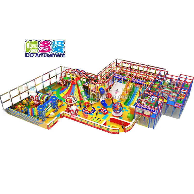 
OEM Custom Design Large Indoor Playground Park City For Teens And Kids 