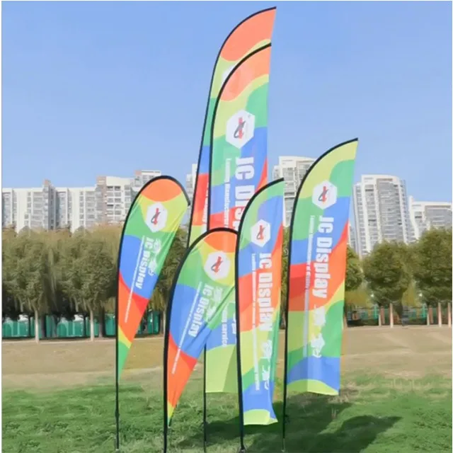 Manufacturer Wholesale Feather Flag Custom  Feather Flags Banner Promotional Feather Flag Printing for Advertising and Promotion