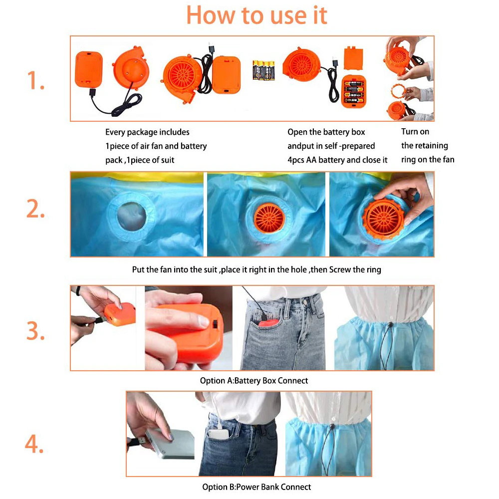 Wholesale New Design Carnival Party Yellow Clown Joker Cosplay Air Costume Inflatable Cricus