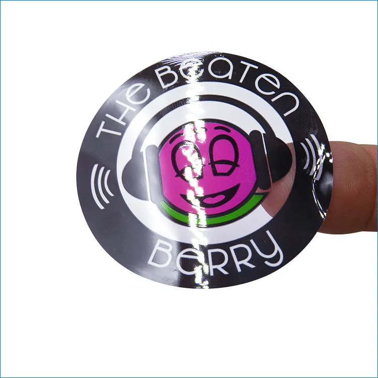 
custom vinyl hologram adhesive stickers blank clear paper sheet logo pvc transparent seal sticker for packaging boxes 