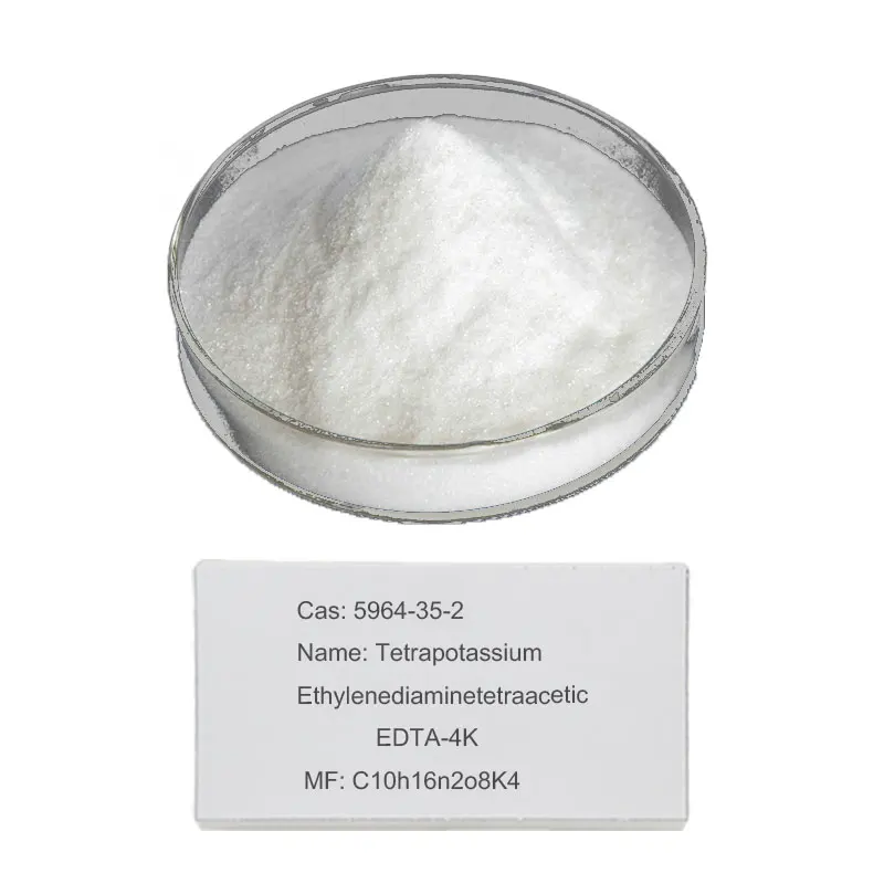 Tetrapotassium Ethylenediaminetetraacetic 98% powder 5964-35-2 C10h16n2o8K4 EDTA-4K