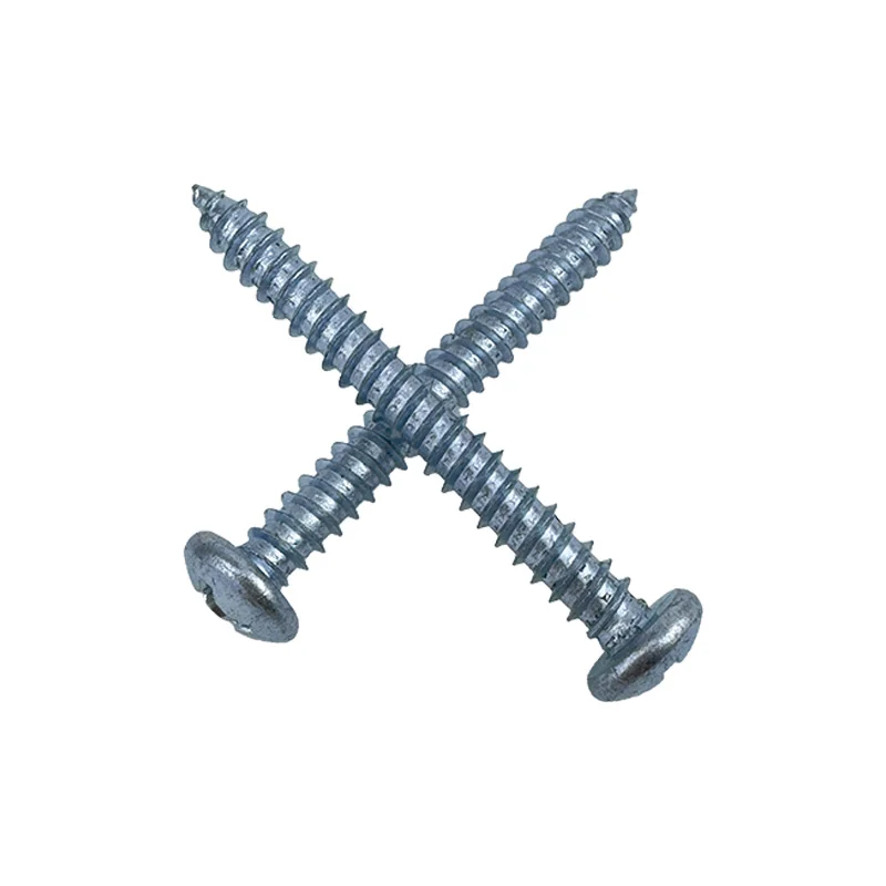 ANSI China Fastener Steel Zinc Plated Pan Head Self Tapping Screw For Engineering Construction