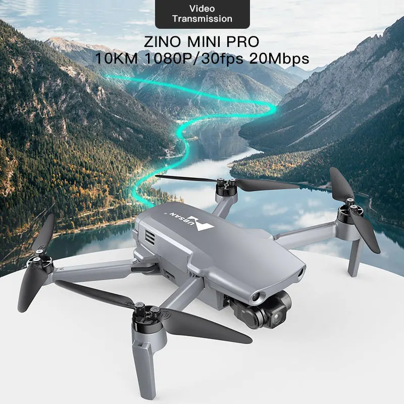Hot Sale GPS Night Vision Drone Hubsan ZINO Mini PRO With 4K Camera 3-Axis Gimbal Quadcopter 40mins 10KM FPV Obstacle Avoidance