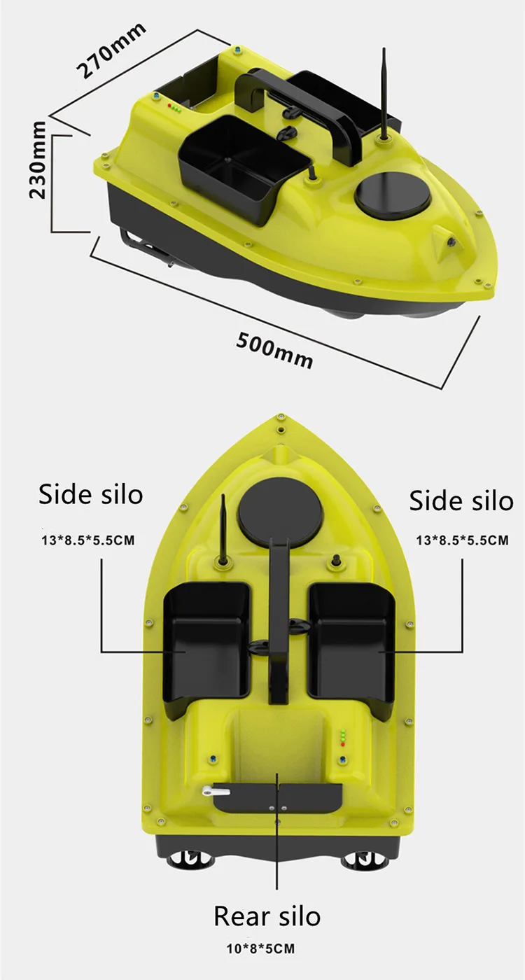 remote bait boat