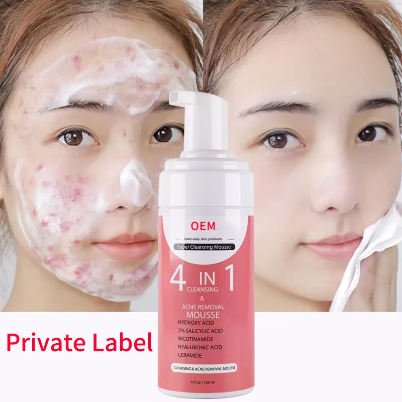 Face Wash Facial Cleanser for Sensitive Skin Makeup Removing Amino Acid Cleansing Mousse Hydrating Amino Acid Facial Cleanser