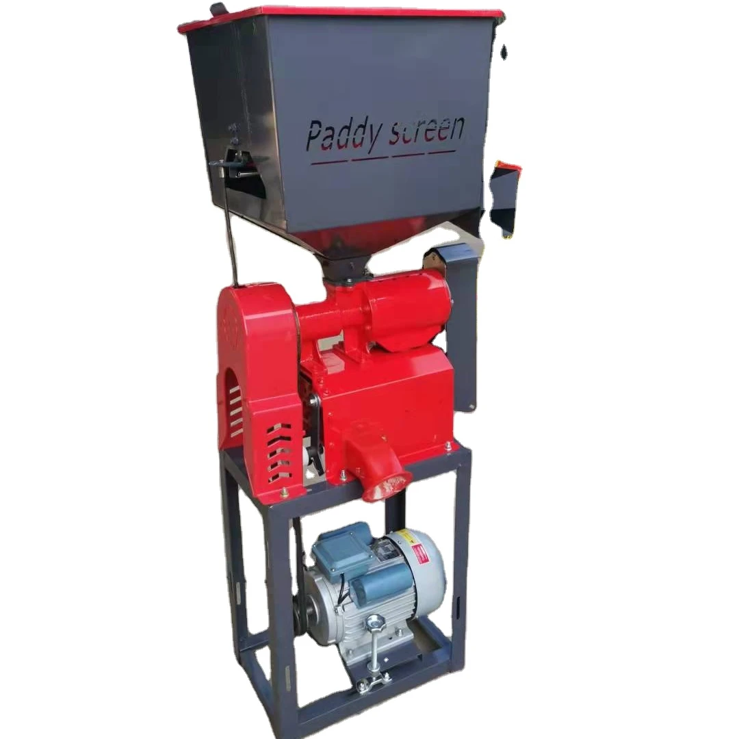 6NF-4 Rice mill with paddy screen & rice vibrating screen