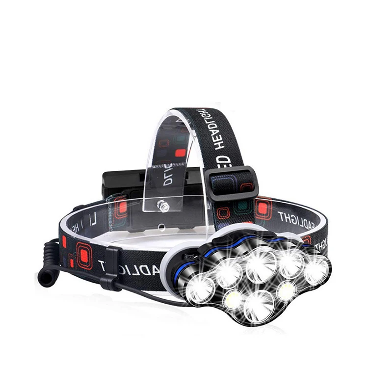 10W 6 LED T6 multi-function head light 1200 lumen usb Rechargeable led warning torch light magnet zoom portable head flashlight