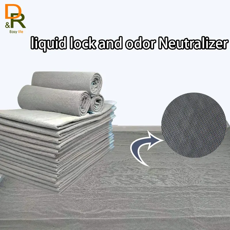 Activated carbon training puppy pads pet pee pad