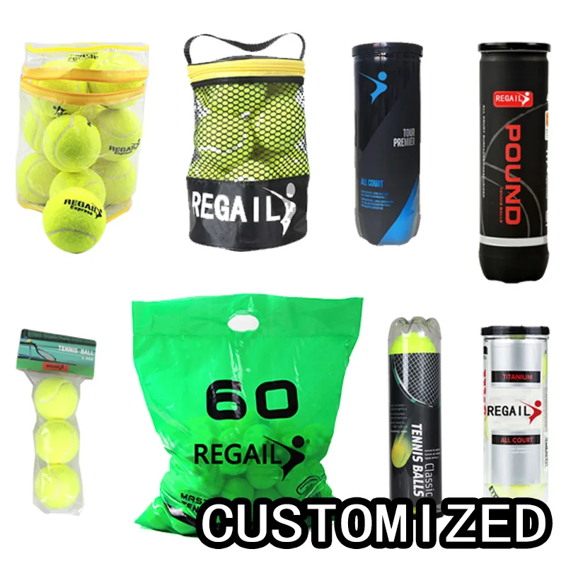 Regail professional Training  Red tennis ball  welcome Customs tennis ball color or logo Professional production of tennis