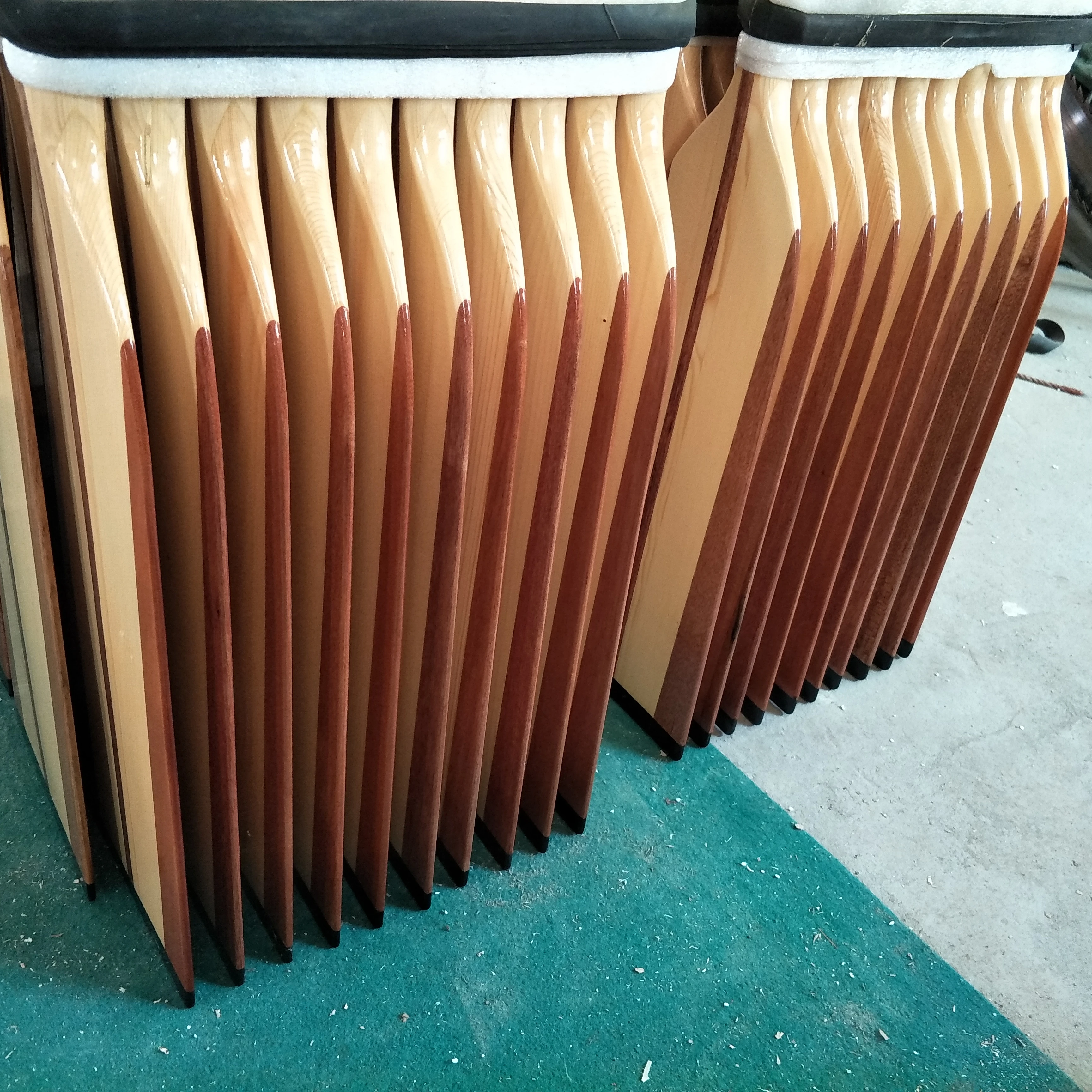 high standard Strict control  IDBF 202a custom dragon boat paddle grip for sale