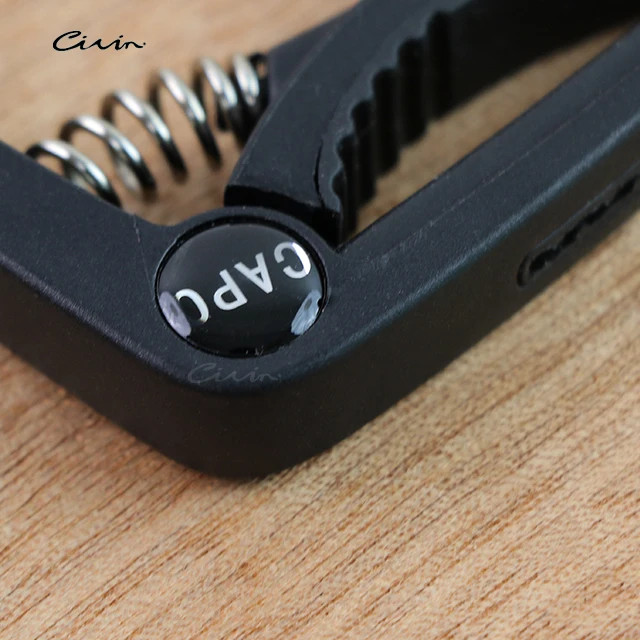 Wholesale Tuner Clip Guitars Accessories High Quality Steel Black Guitar Capo For Guitar