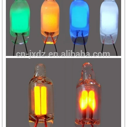 
small indicator-sized neon lamp ne-2h / miniature gas discharge lamp 