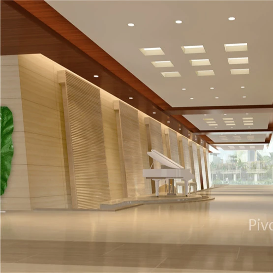 Walnut Cherry Wood Grain Color Decorative Wall Panel Mdf Laminated wood Decorative Board