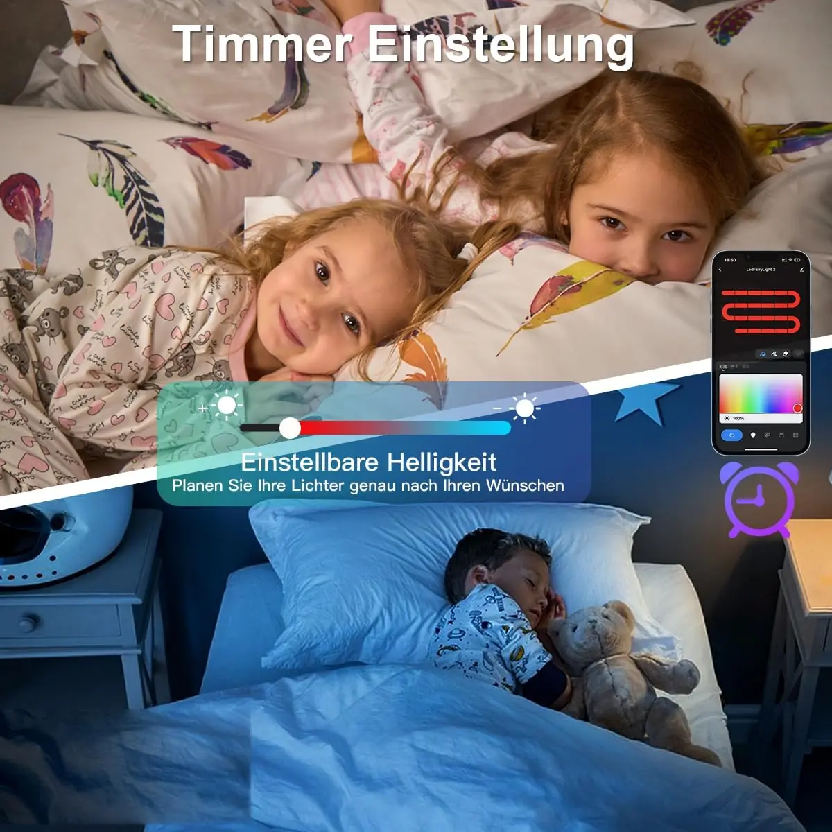 Remote Control Hexagon Wall Light,Smart Wall-Mounted Touch-Sensitive DIY Geometric Modular Assembled RGB led Colorful