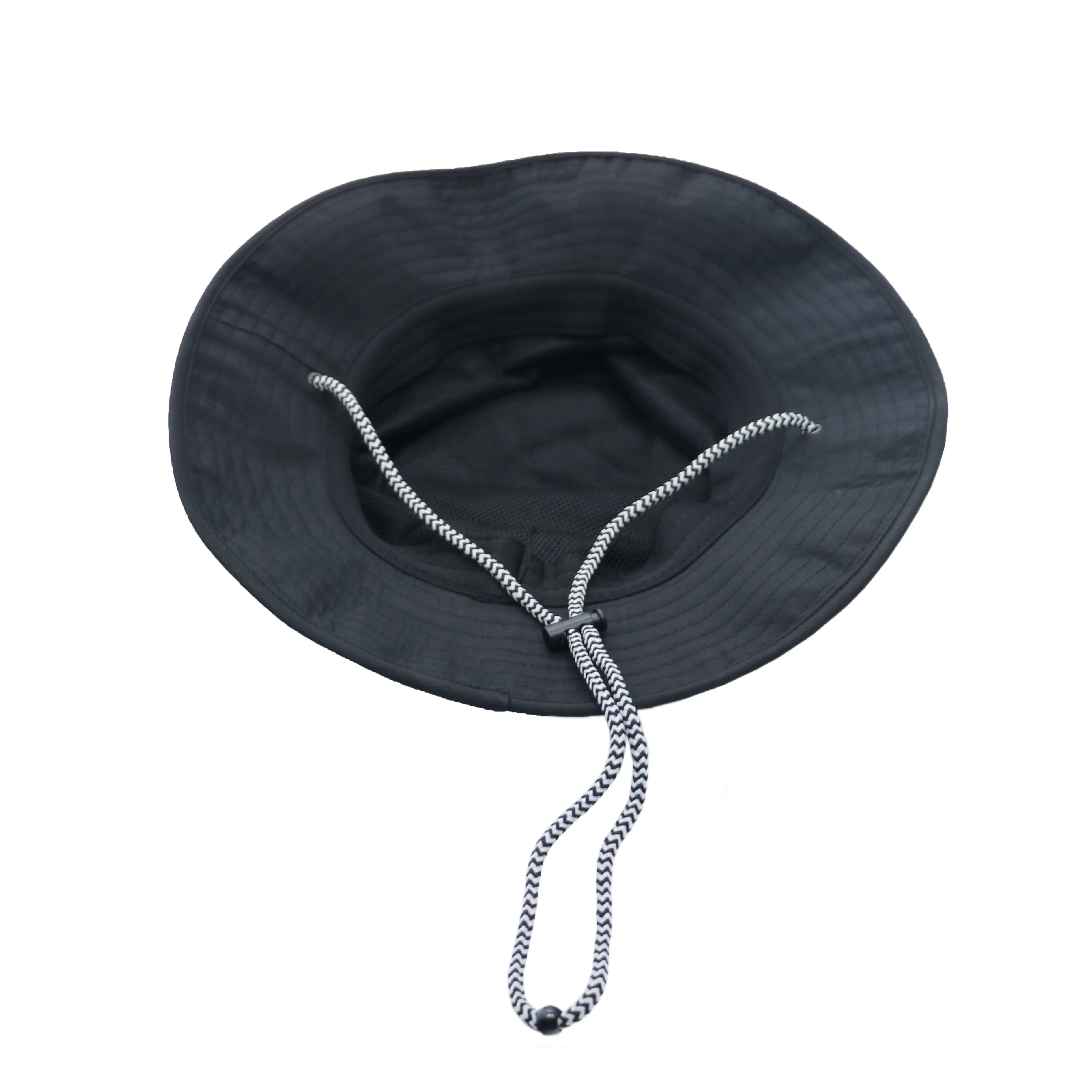 Custom Outdoor Fishing Cycling Boonie Hat Waterproof Rubber Patch Bucket Hat
