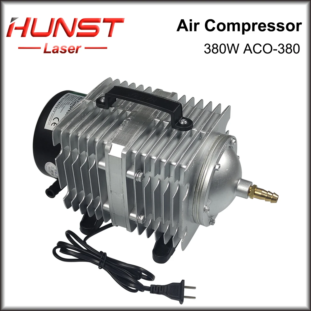 Hunst 380W 220V Air Compressor Electrical Magnetic Air Pump for CO2 Laser Engraving Cutting Machine ACO-380